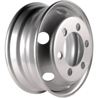 Фото колесного диска Asterro 6/222.25/164/126 6.75x19.5 6*222.25 ET126 DIA164 Silver Штампованный