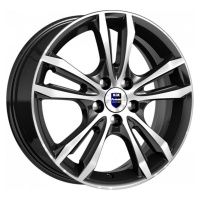 K&K Samara 6x16 4*114.3 ET40 DIA67.1 Алмаз черный SK Литой