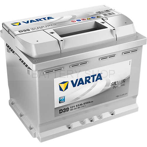 Фото аккумулятора АКБ VARTA Silver Dynamic 6СТ-63 D39