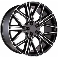 Khomen KHW 2101 9.5x21 5*120 ET45.5 DIA62.5 Black-FP Литой