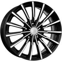 K&K Акцент 7x17 4*114.3 ET40 DIA67.1 Алмаз черный Литой