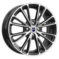 K&K Меандр 6x16 4*114.3 ET40 DIA67.1 Алмаз черный SK Литой