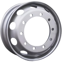 Asterro 2237 9x22.5 10*335 ET161 DIA281 Silver Штампованный