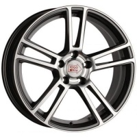 Фото колесного диска 1000 Miglia MM1002 8x18 5*114.3 ET40 DIA67.1 Dark Anthracite Polished Литой