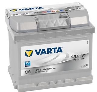 Фото аккумулятора АКБ VARTA Silver Dynamic 6СТ-52 C6