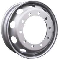Фото колесного диска Asterro 1702A 6x17.5 6*205 ET115 DIA161 Silver Штампованный