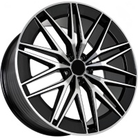 FF FBX387 10x22 5*112 ET56 DIA66.6 Black Machined Face Литой