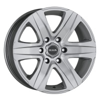 MAK Stone 4x4 T 8.5x18 6*114.3 ET30 DIA66.1 Silver Литой