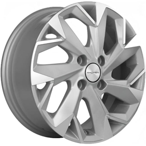 Фото колесного диска Khomen KHW 1402 5.5x14 4*100 ET38 DIA67.1 F-Silver-FP Литой