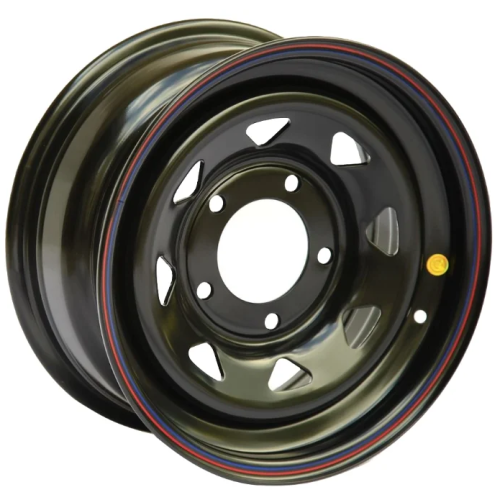 Фото колесного диска Off Road Wheels УАЗ 8x16 5*139.7 ET-25 DIA110.1 Matt black Штампованный