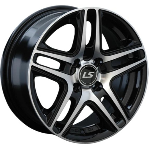 Фото колесного диска LS 802 6.5x15 5*114.3 ET39 DIA73.1 BKF Литой