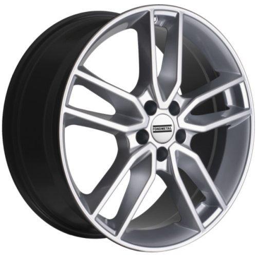 Фото колесного диска Fondmetal Koros 9x19 5*112 ET44 DIA66.6 Glossy Silver Литой