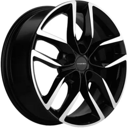 Фото колесного диска Khomen KHW 1708 6.5x17 5*114.3 ET45 DIA54.1 Black-FP Литой