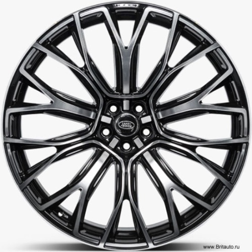 Kahn 25 RS 9.5x22 5*120 ET37 DIA72.6 Gloss Black Face Кованый