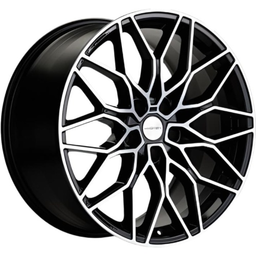 Фото колесного диска Khomen KHW 1902 8.5x19 5*114.3 ET30 DIA60.1 Black-FP Литой