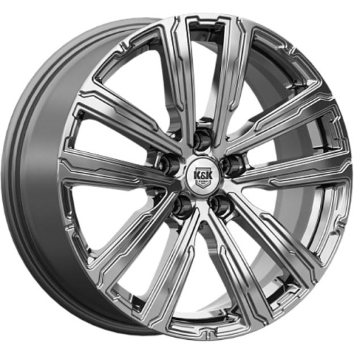 Фото колесного диска K&K Аламер 7.5x18 5*114.3 ET45 DIA64.1 Дарк платинум Литой