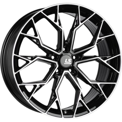 Фото колесного диска LS FlowForming RC61 9x21 5*120 ET45 DIA62.6 BKF Литой