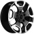 Диск Khomen KHW 1725 6.5x17 5*139.7 ET40 DIA98.5 Black-FP Литой Фото колесного диска Khomen KHW 1725 6.5x17 5*139.7 ET40 DIA98.5 Black-FP Литой