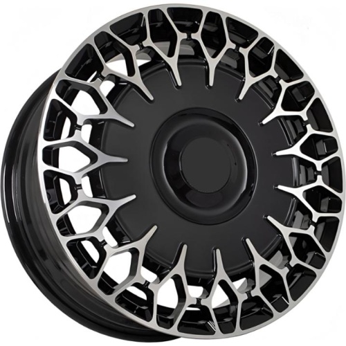 Фото колесного диска FF KF54 7x17 4*100 ET40 DIA73.1 Black Polish Литой