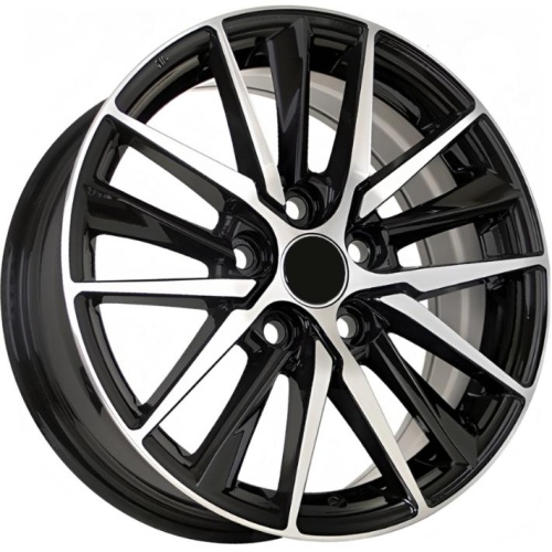 Фото колесного диска FF FBX224 7x17 4*100 ET40 DIA60.1 Black Machined Face Литой