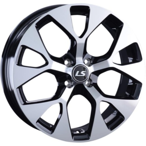 Фото колесного диска LS 1007 6.5x17 4*100 ET40 DIA60.1 BKF Литой