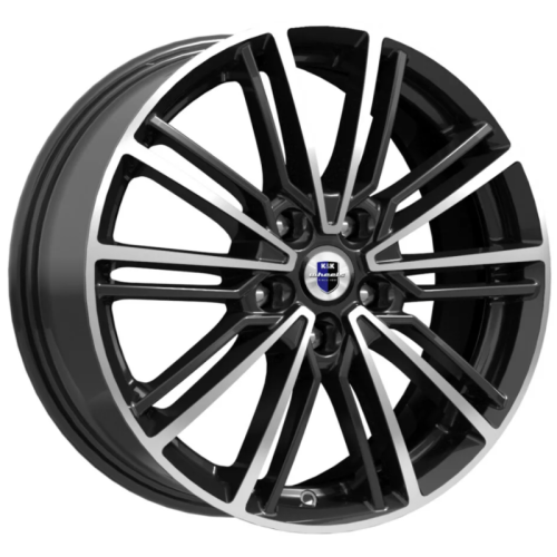 K&K Эрфурт 7x17 4*100 ET43 DIA60.1 Блэк платинум Литой