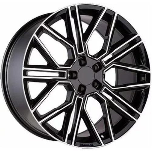 Khomen KHW 2101 9.5x21 5*130 ET46 DIA71.6 Black-FP Литой