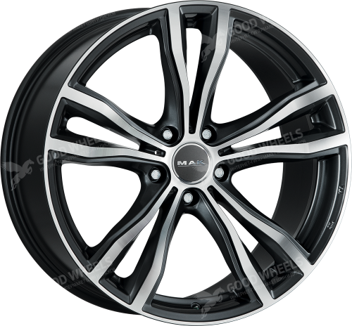 MAK X-Mode 10x21 5*120 ET40 DIA74.1 Gloss Black Литой