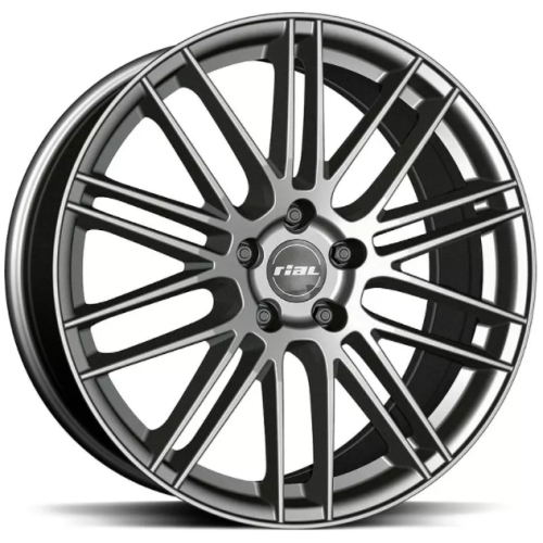 Rial KiboX 9.5x21 5*112 ET22 DIA66.6 Metal Grey Литой
