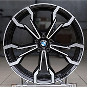 BMW 765M 8.5x21 5*112 ET25 DIA66.6 Gloss Black Face Кованый