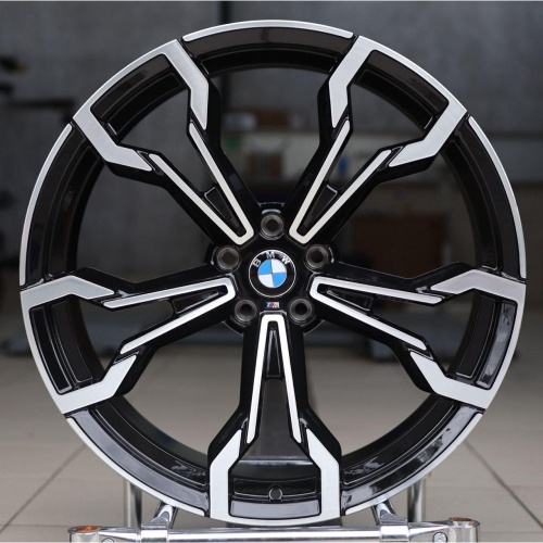 BMW 765M 8.5x21 5*112 ET25 DIA66.6 Gloss Black Face Кованый