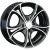 LS 393 7.5x17 5*112 ET45 DIA57.1 BKF Литой