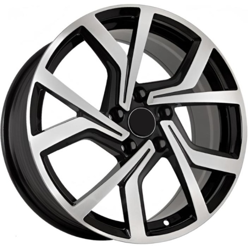 Фото колесного диска FF FBX157 7.5x17 5*112 ET40 DIA57.1 Black Machined Face Литой