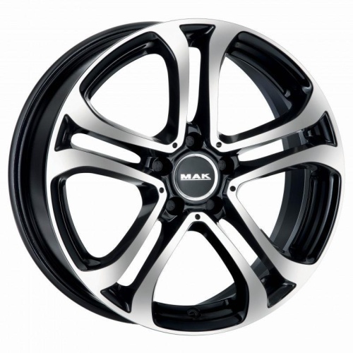 MAK Stuttgart 7.5x18 5*112 ET48 DIA66.6 Black mirror Литой