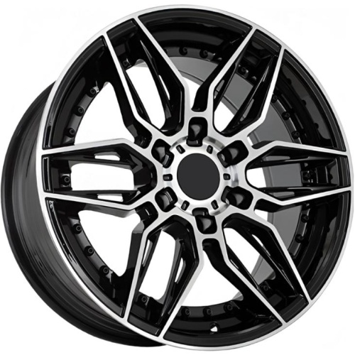 Фото колесного диска Kipardo KF66 8.5x18 6*139.7 ET30 DIA108.1 Black Machined Face Литой