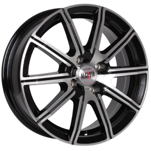 Фото колесного диска Alcasta M55 6x15 4*100 ET36 DIA60.1 BKF Литой