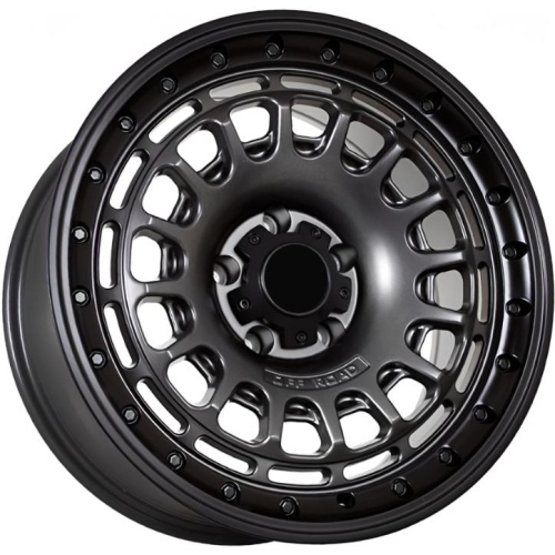 FF KF60 8.5x18 5*127 ET-15 DIA71.6 Matt Gunmetal with Matt Black Литой