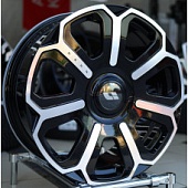 Li9 Kahn 28 9x22 5*120 ET40 DIA62.5 Gloss Black Face Кованый