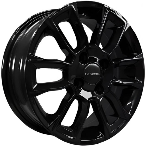 Фото колесного диска Khomen KHW 1406 5.5x14 4*100 ET46 DIA54.1 Black Литой