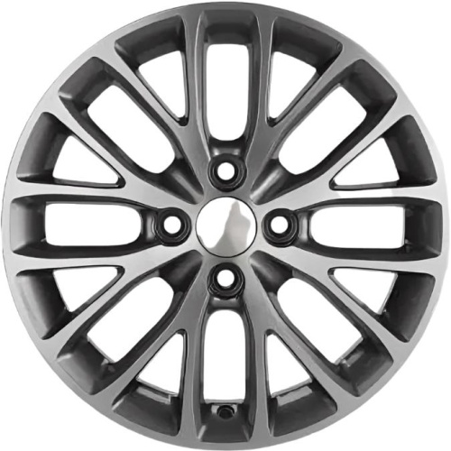 Фото колесного диска Khomen KHW 1506 6x15 4*98 ET36 DIA58.6 Gray-FP Литой