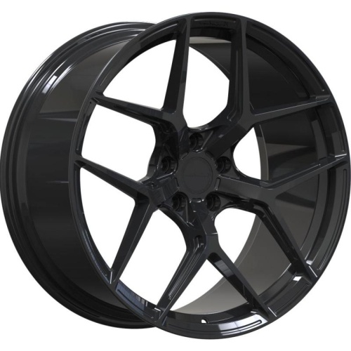 Brixton PF7 11x22 5*112 ET35 DIA66.6 Gloss Black Brushed Кованый