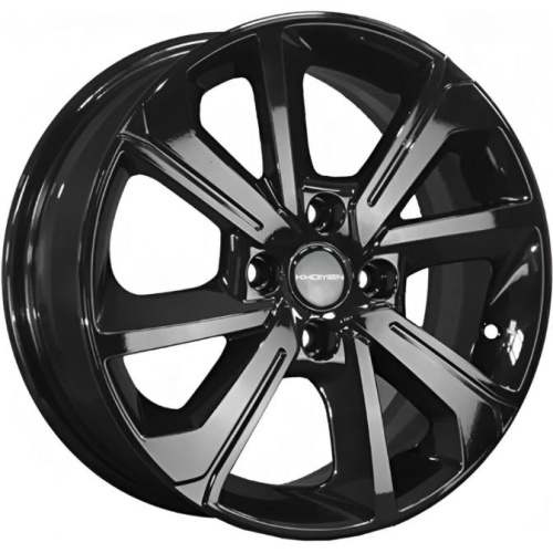 Фото колесного диска Khomen KHW 1501 6x15 4*100 ET46 DIA54.1 Black Литой