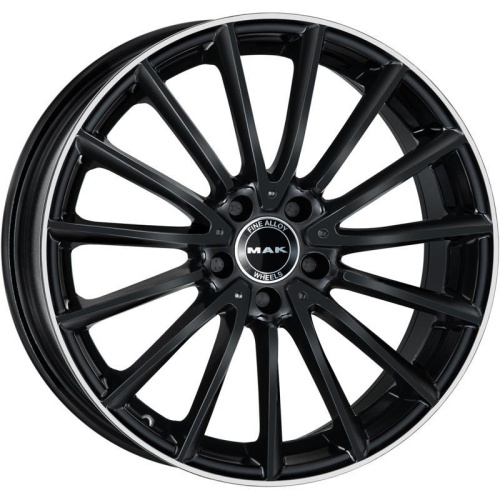 MAK Komet 8x18 5*112 ET48 DIA66.6 Gloss Black Mirror Ring Литой