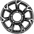 Фото колесного диска Khomen KHW 1505 5.5x15 5*139.7 ET5 DIA98.5 Gray-FP Литой