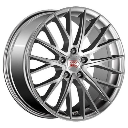 Фото колесного диска 1000 Miglia MM1009 8x17 5*112 ET35 DIA66.6 Silver High Gloss Литой