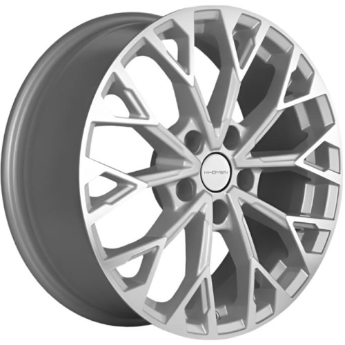 Фото колесного диска Khomen KHW 1718 7x17 5*114.3 ET37 DIA66.6 F-Silver-FP Литой