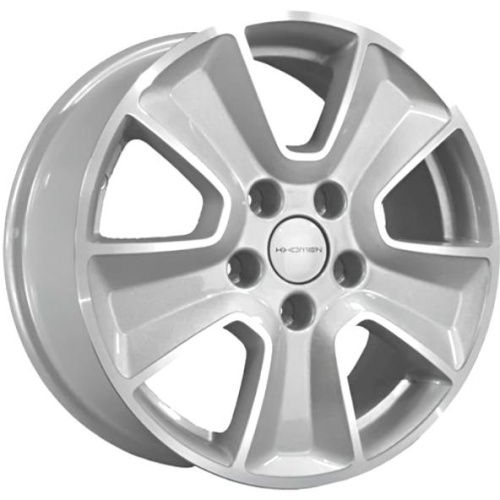 Фото колесного диска Khomen KHW 1601 6.5x16 5*114.3 ET43 DIA67.1 F-Silver-FP Литой