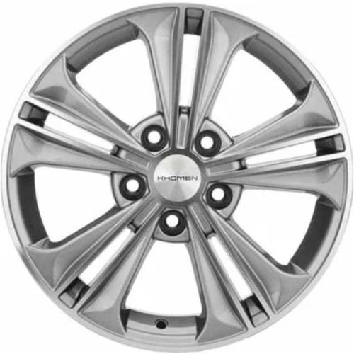 Khomen KHW 1603 6x16 5*114.3 ET43 DIA67.1 G-Silver-FP Литой