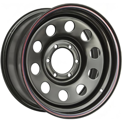 Фото колесного диска Off Road Wheels Nissan Navara 8x17 6*114.3 ET0 DIA66.1 Black Штампованный