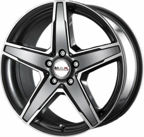 MAK Stern 8.5x19 5*112 ET45 DIA66.6 Gunmetal Mirror Face Литой
